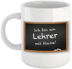 Yvolve - Lehrer Mit Klasse - Tasse