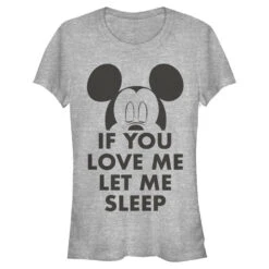 Mickey Mouse - LET ME SLEEP - Girlshirt