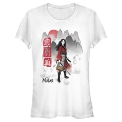 Mulan - Loyal Brave True - Girlshirt