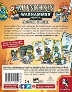 Munchkin - Warhammer 40k - Zorn Und Zauberei Erw. | Deutsch -Yvolve Verkäufe 537b886c34c0cb569362674867626ad2
