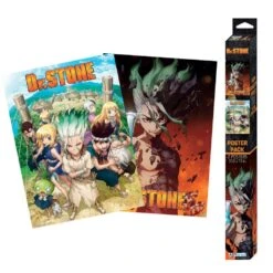 Dr. Stone - Group & Artwork - 2 Poster-Set