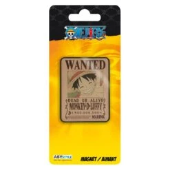 One Piece - Wanted Luffy - Magnet -Yvolve Verkäufe ABYMGN020c