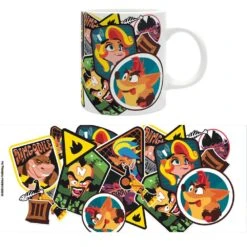 Crash Bandicoot - Sticker Crash - Tasse -Yvolve Verkäufe ABYMUG858e