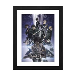 Attack On Titan - Season 4 Key Art - Gerahmter Kunstdruck