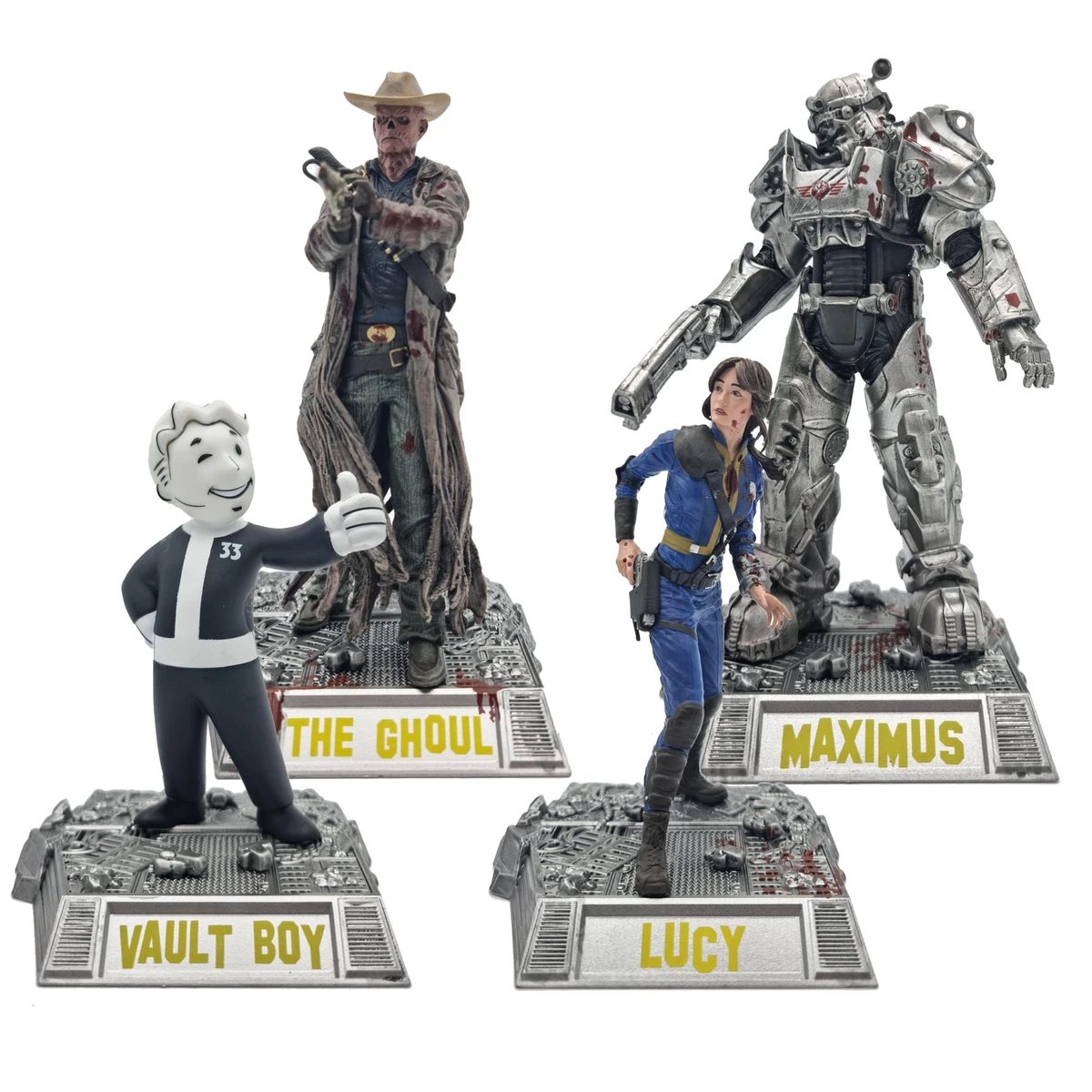 Fallout - Lucy, Maximus, The Ghoul & Vault Boy - Figuren 4-er Pack 1 Fallout - Lucy, Maximus, The Ghoul & Vault Boy - Figuren 4-er Pack