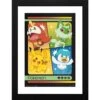 Pokémon - Scarlet & Violet Starters - Gerahmter Kunstdruck