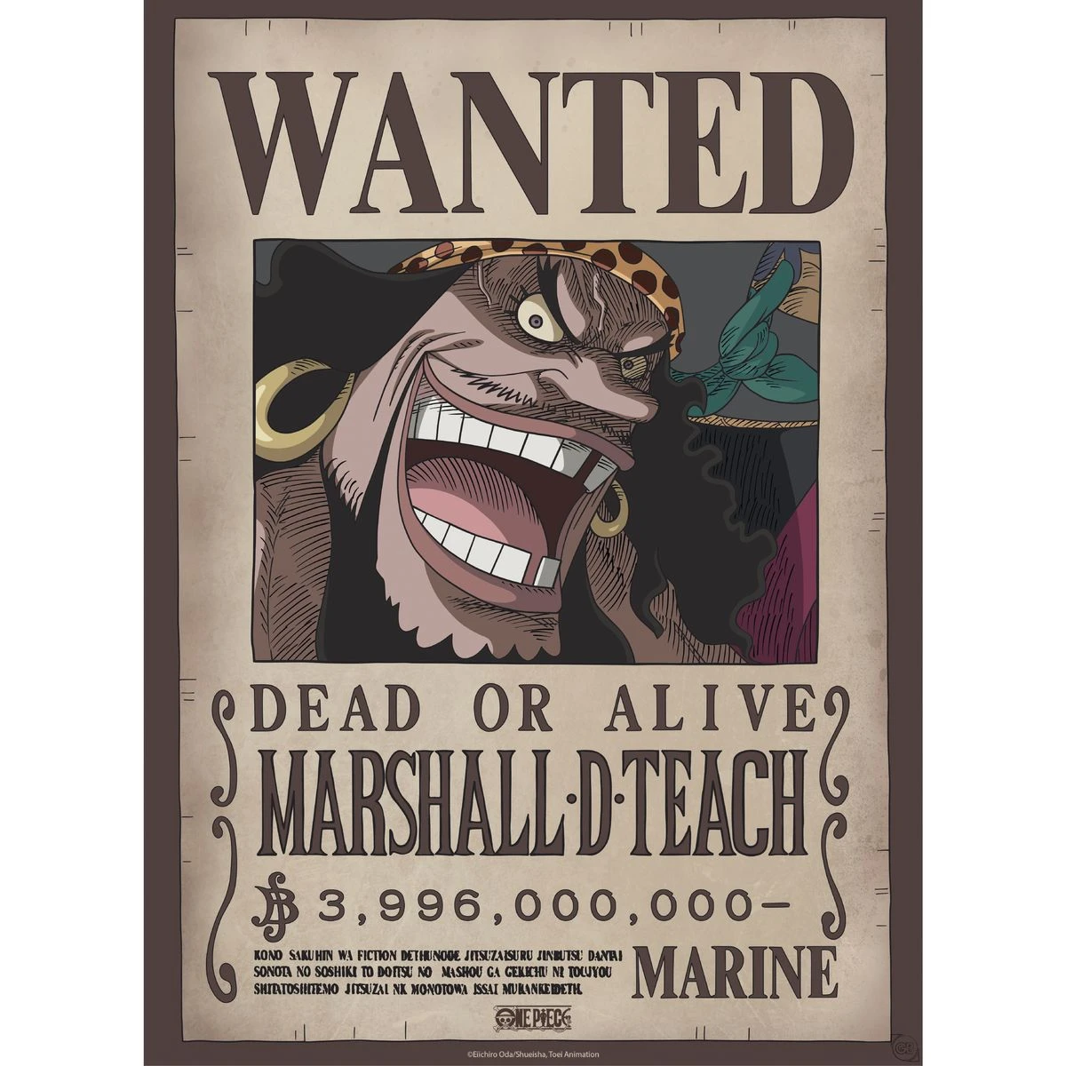 One Piece - Wanted Shanks & Blackbeard - 2 Poster-Set 3 One Piece - Wanted Shanks & Blackbeard - 2 Poster-Set – Bild 3