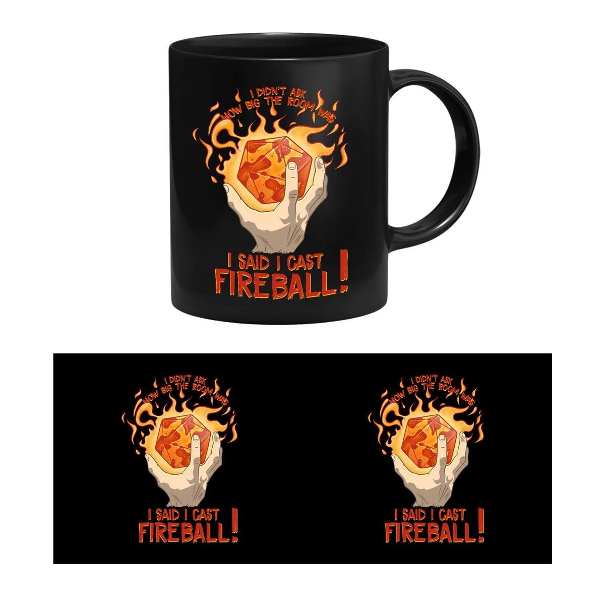 GlassStaff - I Cast Fireball - Tasse 4 GlassStaff - I Cast Fireball - Tasse – Bild 4