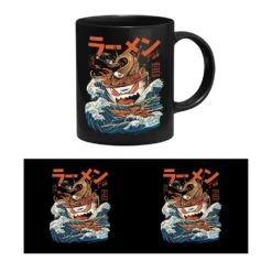 Ilustrata - Black Great Ramen - Tasse -Yvolve Verkäufe ILU 0004 Tasse4