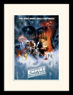 Star Wars - The Empire Strikes Back - Gerahmter Kunstdruck