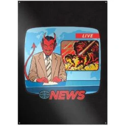 Steven Rhodes - Breaking News - Metallschild