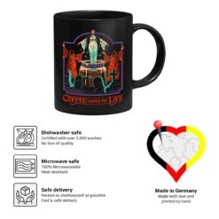 Steven Rhodes - Coffee Gives Me Life - Tasse -Yvolve Verkäufe STE 0052 MB5