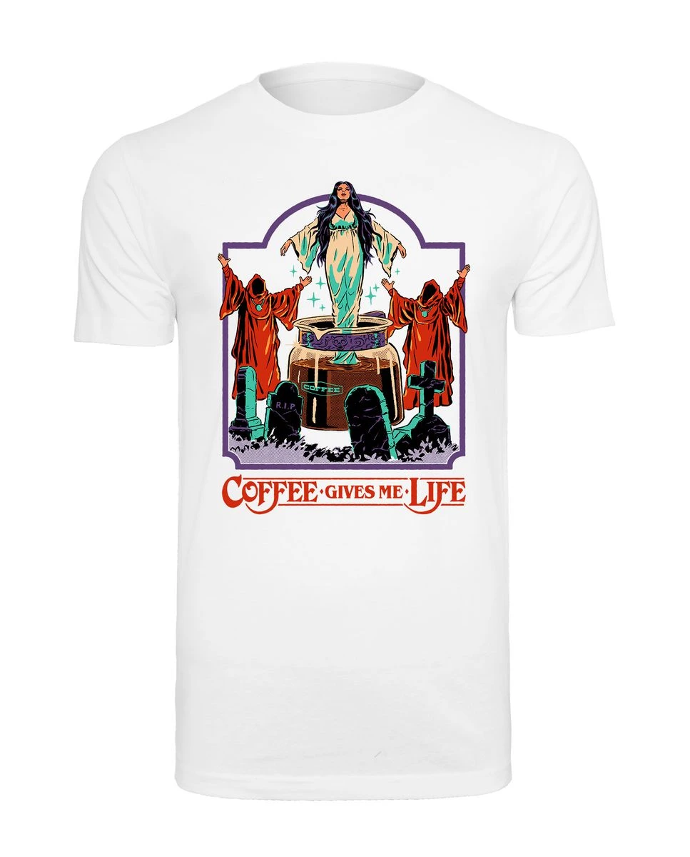 Steven Rhodes - Coffee Gives Me Life - T-Shirt 4 Steven Rhodes - Coffee Gives Me Life - T-Shirt – Bild 4