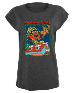 Steven Rhodes - Christmas Safety - Girlshirt -Yvolve Verkäufe STE 0135 GC