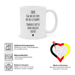 Yvolve - Papa - Egal Was.. - Tasse -Yvolve Verkäufe Spru che Papa egal was im leben 5