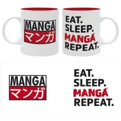 The Good Gift - Eat Sleep Manga Repeat - Tasse -Yvolve Verkäufe TGGMUG178