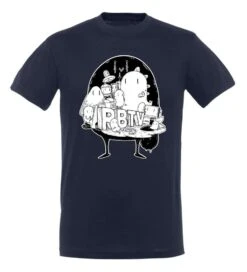 Rocket Beans TV - Brains - T-Shirt -Yvolve Verkäufe TS RB Brains Navy