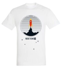 Rocket Beans TV - Rakete - T-Shirt -Yvolve Verkäufe TS RB Rakete White NEU