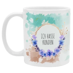 Yvolve - Ich Hasse Kunden - Tasse -Yvolve Verkäufe Tasse Ich hass Kunden 2