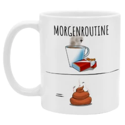 Yvolve - Morgenroutine - Tasse -Yvolve Verkäufe Tasse Morgenroutine 1