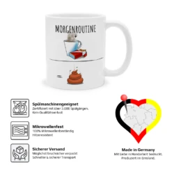 Yvolve - Morgenroutine - Tasse -Yvolve Verkäufe Tasse Morgenroutine 5