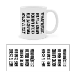 Yvolve - Wenn Du Wüsstest - Tasse -Yvolve Verkäufe Tasse Wenn du wu sstest 4