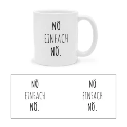 Yvolve - Nö - Tasse -Yvolve Verkäufe Tasse no einfach No 4