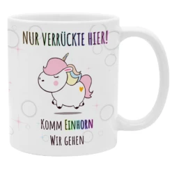 Yvolve - Nur Verrückte Hier - Tasse -Yvolve Verkäufe Tasse nur verru ckte hier 2