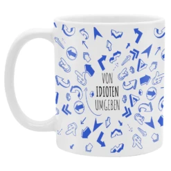 Yvolve - Von Idioten Umgeben - Tasse -Yvolve Verkäufe Tasse von idioten 1