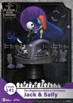 The Nightmare Before Christmas - Jack & Sally - Diorama -Yvolve Verkäufe x bkdds 141 b
