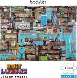 8-Bit Pixel Puzzle London Level 3 - Puzzle -Yvolve Verkäufe x bpst e72 8f3 660 b